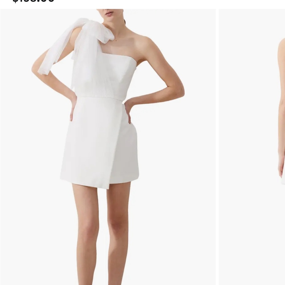 Whisper One-Shoulder Tulle Minidress